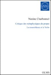Cover von Critique des métaphysiques du propre