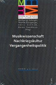 Cover von Musikwissenschaft - Nachkriegskultur - Vergangenheitspolitik