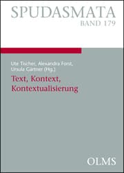Cover von Text, Kontext, Kontextualisierung