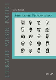 Cover von Anthologiespiele. Den Kanon erfinden