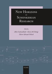 Cover von New Horizons in Schenkerian Research