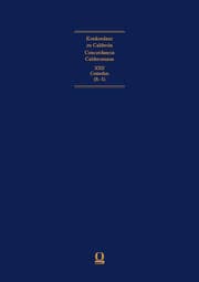 Cover von Concordancia Calderoniana / Konkordanz zu Calderón