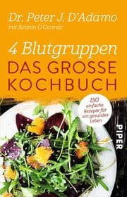 Cover von 4 Blutgruppen - Das große Kochbuch