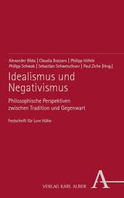 Cover von Idealismus und Negativismus