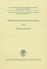 Cover von Frühe Iranische Moscheen