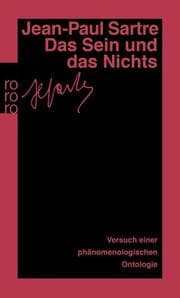 Cover von Das Sein und das Nichts