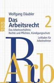 Cover von Das Arbeitsrecht 2