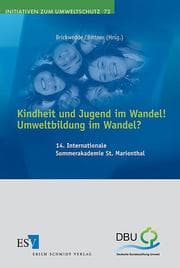Cover von Kindheit und Jugend im Wandel! - Umweltbildung im Wandel?