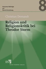 Cover von Religion und Religionskritik bei Theodor Storm