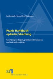 Cover von Praxis-Handbuch optische Strahlung
