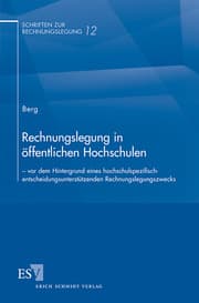 Cover von Rechnungslegung in öffentlichen Hochschulen