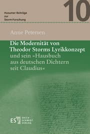 Cover von Die Modernität von Theodor Storms Lyrikkonzept und sein 'Hausbuch aus deutschen Dichtern seit Claudius'