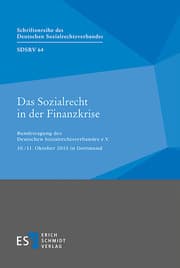 Cover von Das Sozialrecht in der Finanzkrise