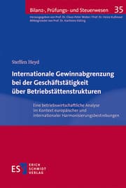 Cover von Internationale Gewinnabgrenzung bei der Geschäftstätigkeit über Betriebstättenstrukturen