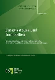 Cover von Umsatzsteuer und Immobilien