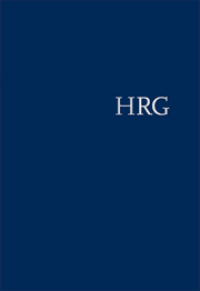 Cover von Handwörterbuch zur deutschen Rechtsgeschichte (HRG) - gebundene Ausgabe - - Band IV: Nüchternheit, nüchtern - Richtsteig