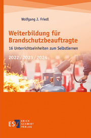 Cover von Weiterbildung für Brandschutzbeauftragte 2022/2023/2024