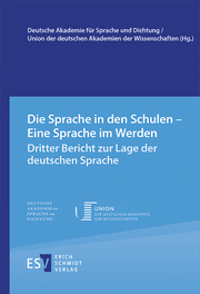 Cover von Die Sprache in den Schulen - Eine Sprache im Werden