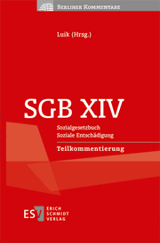 Cover von SGB XIV - - Sozialgesetzbuch - - Soziale Entschädigung - - - - Teilkommentierung