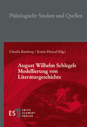 Cover von August Wilhelm Schlegels Modellierung von Literaturgeschichte