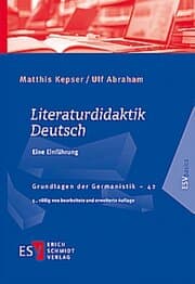 Cover von Literaturdidaktik Deutsch