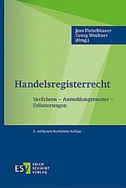 Cover von Handelsregisterrecht