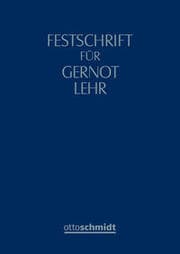 Cover von Festschrift für Gernot Lehr