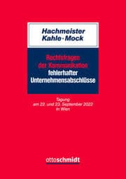 Cover von Rechtsfragen der Kommunikation fehlerhafter Unternehmensabschlüsse