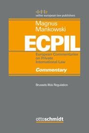 Cover von ECPIL IV - Brussels IIbis Regulation