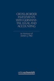 Cover von Cross-Border Investments with Germany - Tax, Legal and Accounting
