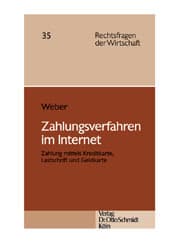 Cover von Zahlungsverfahren im Internet