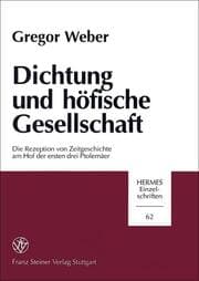 Cover von Dichtung und höfische Gesellschaft