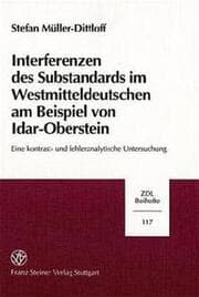 Cover von Interferenzen des Substandards im Westmitteldeutschen am Beispiel von Idar-Oberstein