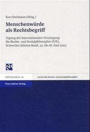 Cover von Menschenwürde als Rechtsbegriff