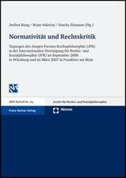 Cover von Normativität und Rechtskritik