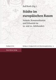 Cover von Städte im europäischen Raum
