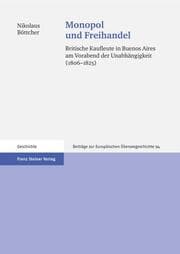 Cover von Monopol und Freihandel