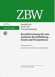 Cover von Berufsforschung für eine moderne Berufsbildung - Stand und Perspektiven