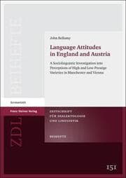 Cover von Language Attitudes in England and Austria