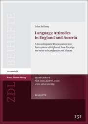 Cover von Language Attitudes in England and Austria
