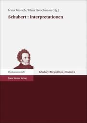 Cover von Schubert : Interpretationen