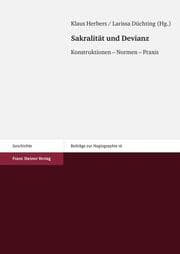 Cover von Sakralität und Devianz