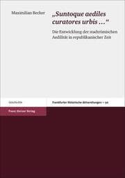 Cover von 'Suntoque aediles curatores urbis '