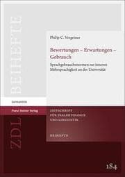 Cover von Bewertungen - Erwartungen - Gebrauch