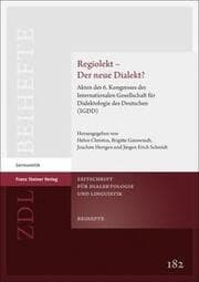 Cover von Regiolekt - Der neue Dialekt?