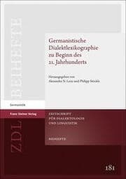Cover von Germanistische Dialektlexikographie zu Beginn des 21. Jahrhunderts