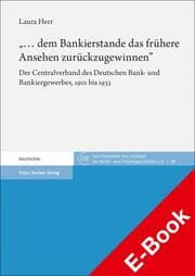 Cover von '...dem Bankierstande das frühere Ansehen zurückzugewinnen'
