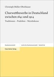 Cover von Chorwettbewerbe in Deutschland zwischen 1841 und 1914