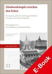 Cover von Glaubenskämpfe zwischen den Zeiten