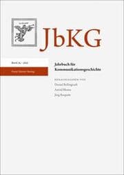 Cover von Jahrbuch für Kommunikationsgeschichte 24 (2022)